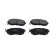 Brake Pad Set, disc brake KBP-8025 Kavo parts, Thumbnail 2