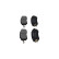 Brake Pad Set, disc brake KBP-8025 Kavo parts, Thumbnail 5