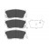 Brake Pad Set, disc brake KBP-8503 Kavo parts