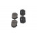 Brake Pad Set, disc brake KBP-8506 Kavo parts, Thumbnail 5