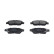 Brake Pad Set, disc brake KBP-8510 Kavo parts, Thumbnail 2