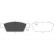 Brake Pad Set, disc brake KBP-8515 Kavo parts, Thumbnail 2