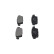 Brake Pad Set, disc brake KBP-8515 Kavo parts, Thumbnail 5