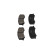 Brake Pad Set, disc brake KBP-8516 Kavo parts, Thumbnail 5