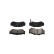 Brake Pad Set, disc brake KBP-8519 Kavo parts, Thumbnail 4