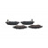 Brake Pad Set, disc brake KBP-8520 Kavo parts, Thumbnail 4