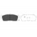 Brake Pad Set, disc brake KBP-8521 Kavo parts