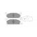 Brake Pad Set, disc brake KBP-8527 Kavo parts