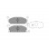 Brake Pad Set, disc brake KBP-8527 Kavo parts, Thumbnail 2