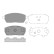 Brake Pad Set, disc brake KBP-8529 Kavo parts, Thumbnail 2