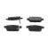 Brake pad set, disc brake KBP-8535 Kavo parts