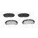 Brake Pad Set, disc brake KBP-9002 Kavo parts, Thumbnail 2