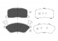 Brake Pad Set, disc brake KBP-9003 Kavo parts