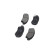 Brake Pad Set, disc brake KBP-9005 Kavo parts, Thumbnail 3