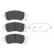 Brake Pad Set, disc brake KBP-9010 Kavo parts