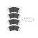 Brake Pad Set, disc brake KBP-9012 Kavo parts