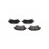 Brake Pad Set, disc brake KBP-9012 Kavo parts, Thumbnail 4