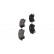 Brake Pad Set, disc brake KBP-9012 Kavo parts, Thumbnail 5