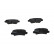 Brake Pad Set, disc brake KBP-9016 Kavo parts, Thumbnail 2