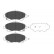 Brake Pad Set, disc brake KBP-9018 Kavo parts