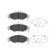 Brake Pad Set, disc brake KBP-9023 Kavo parts