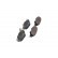 Brake Pad Set, disc brake KBP-9023 Kavo parts, Thumbnail 3