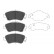 Brake Pad Set, disc brake KBP-9027 Kavo parts