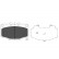 Brake Pad Set, disc brake KBP-9028 Kavo parts