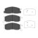 Brake Pad Set, disc brake KBP-9033 Kavo parts