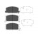 Brake Pad Set, disc brake KBP-9035 Kavo parts