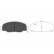 Brake Pad Set, disc brake KBP-9037 Kavo parts