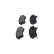 Brake Pad Set, disc brake KBP-9042 Kavo parts, Thumbnail 5