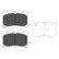 Brake Pad Set, disc brake KBP-9045 Kavo parts