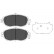 Brake Pad Set, disc brake KBP-9046 Kavo parts