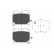 Brake Pad Set, disc brake KBP-9063 Kavo parts