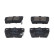 Brake Pad Set, disc brake KBP-9068 Kavo parts, Thumbnail 2