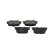 Brake Pad Set, disc brake KBP-9069 Kavo parts, Thumbnail 4