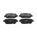 Brake Pad Set, disc brake KBP-9070 Kavo parts, Thumbnail 2