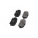 Brake Pad Set, disc brake KBP-9070 Kavo parts, Thumbnail 3