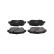 Brake Pad Set, disc brake KBP-9070 Kavo parts, Thumbnail 4