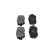 Brake Pad Set, disc brake KBP-9070 Kavo parts, Thumbnail 5