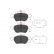 Brake Pad Set, disc brake KBP-9075 Kavo parts