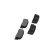 Brake Pad Set, disc brake KBP-9077 Kavo parts, Thumbnail 3