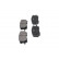 Brake Pad Set, disc brake KBP-9080 Kavo parts, Thumbnail 5