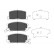 Brake Pad Set, disc brake KBP-9082 Kavo parts