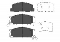 Brake Pad Set, disc brake KBP-9084 Kavo parts