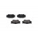 Brake Pad Set, disc brake KBP-9086 Kavo parts, Thumbnail 4