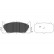 Brake Pad Set, disc brake KBP-9087 Kavo parts