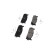 Brake Pad Set, disc brake KBP-9087 Kavo parts, Thumbnail 3