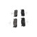 Brake Pad Set, disc brake KBP-9087 Kavo parts, Thumbnail 5